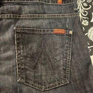 7 for All Mankind Organic Denim Slouchy Men's Jeans Sz 36